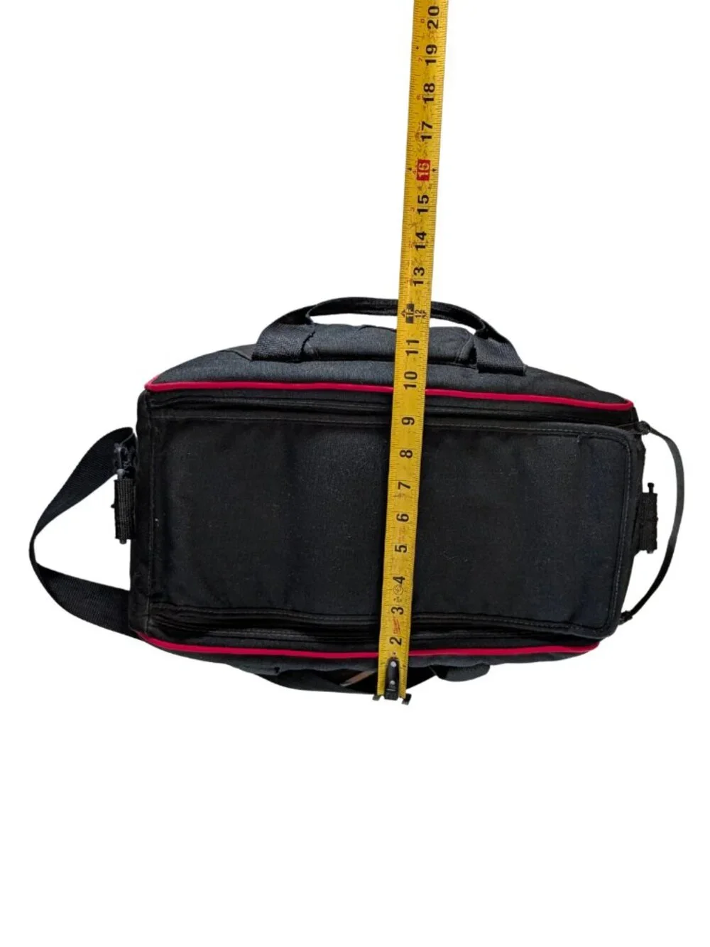 Coastar Vintage Padded Media Video Camera Gear Bag Black Red 16
